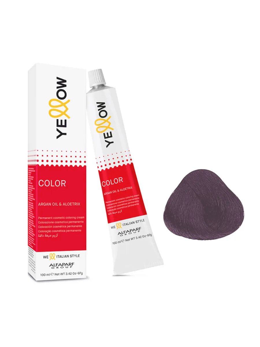 YELLOW PROFESSIONAL Ye Color Permanent Coloring Cream 100 мл