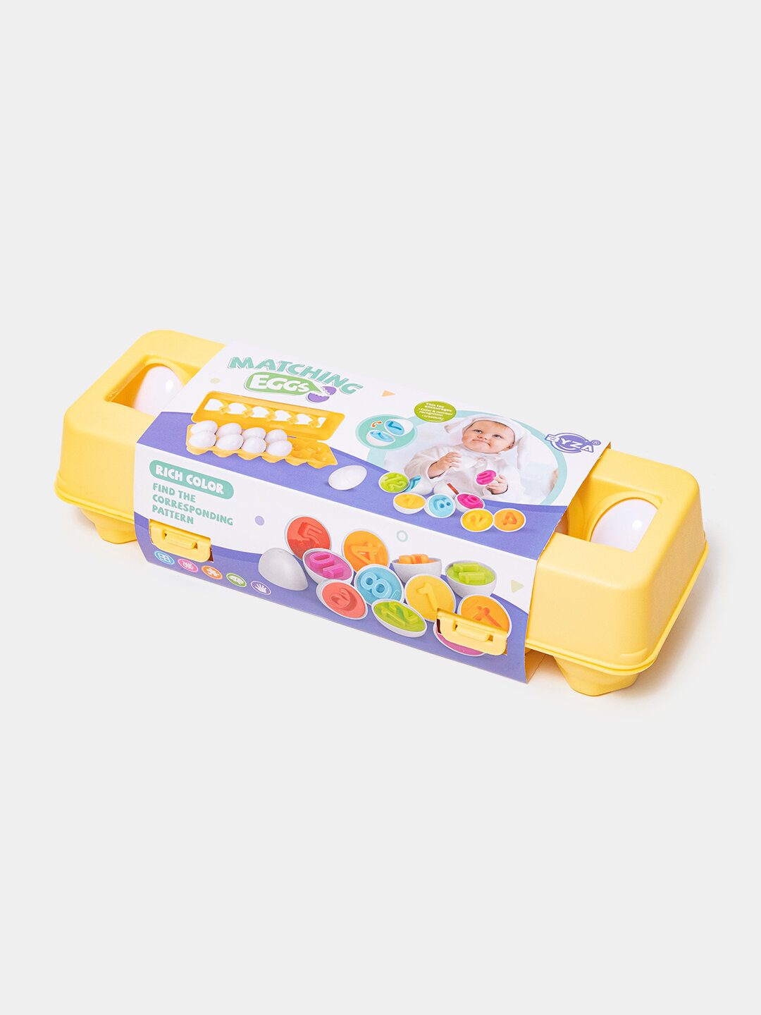 Развивающая игрушка Matching Eggs, обучающие яйца с цифрами, для детей