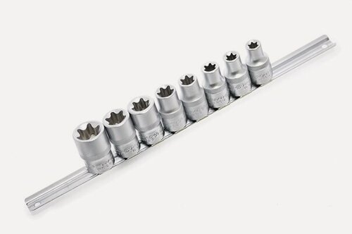 Изображение товара Набор головок 1/2" TORX (Е10 24) 8 предм.