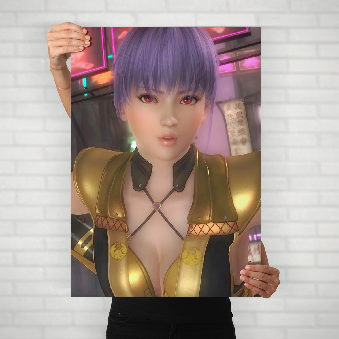Плакат на стену для интерьера Dead or Alive (Аяне 13) - Постер по игре Живым или мертвым DOA формата А2 (42x60 см)