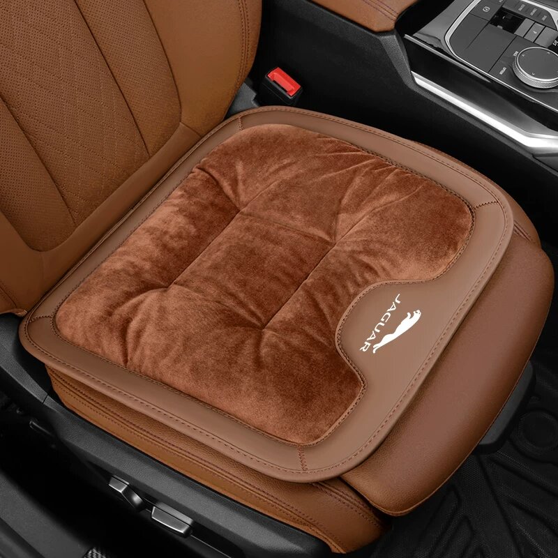 Зимний чехол для передних сидений Jaguar, шерстяной, однослойный, цвет Каштановый