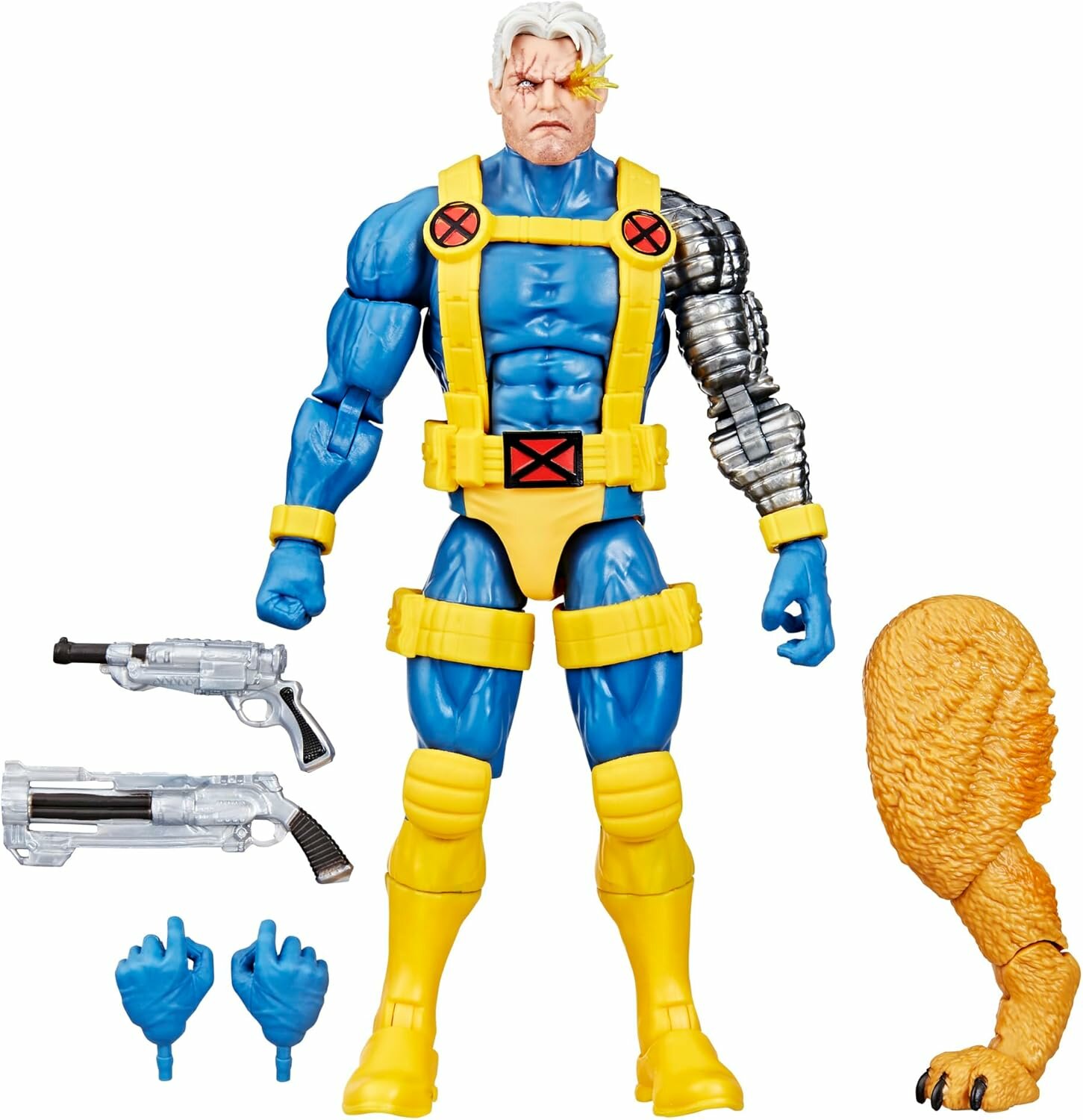 Marvel Legends Cable фигурка 6" X-Men + Zabu BAF деталь + аксессуары