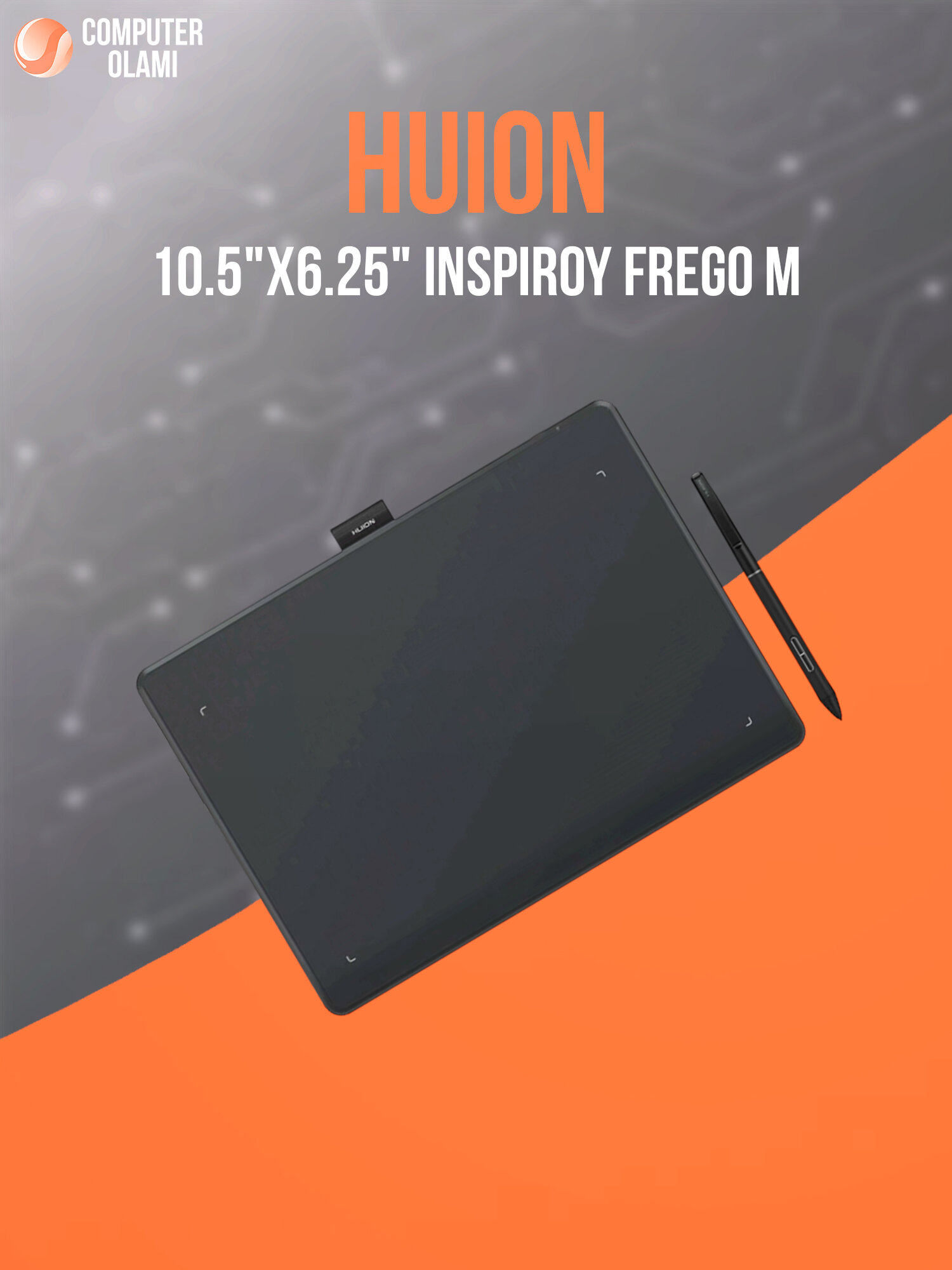 Графический планшет Huion Inspiroy Frego M BT USB-C Black современный