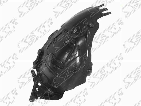 Подкрылок SAT ST-MD15-016L-A1 Mercedes-Benz C-Class 13-18 спереди/ справа/ передняя часть