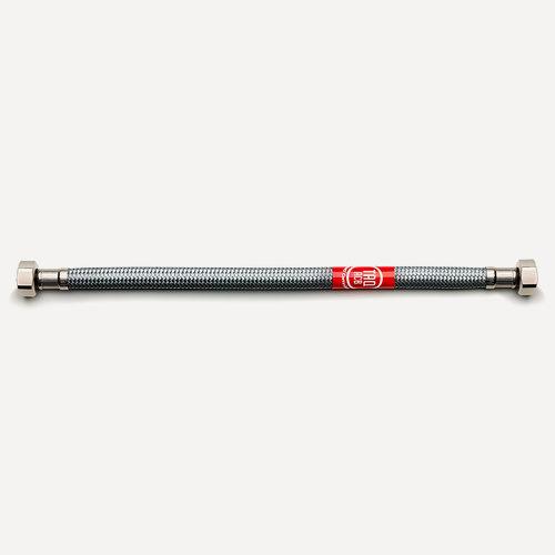 Изображение товара Гибкая подводка Tucai 1/2"-1/2"*120, в полимерной оплетке, внутренняя резьба-внутренняя резьба