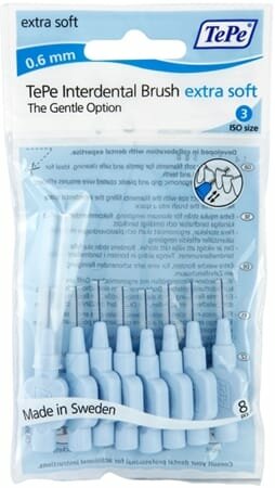Межзубные ершики TePe Extra Soft, 0.6 мм, 8 шт.