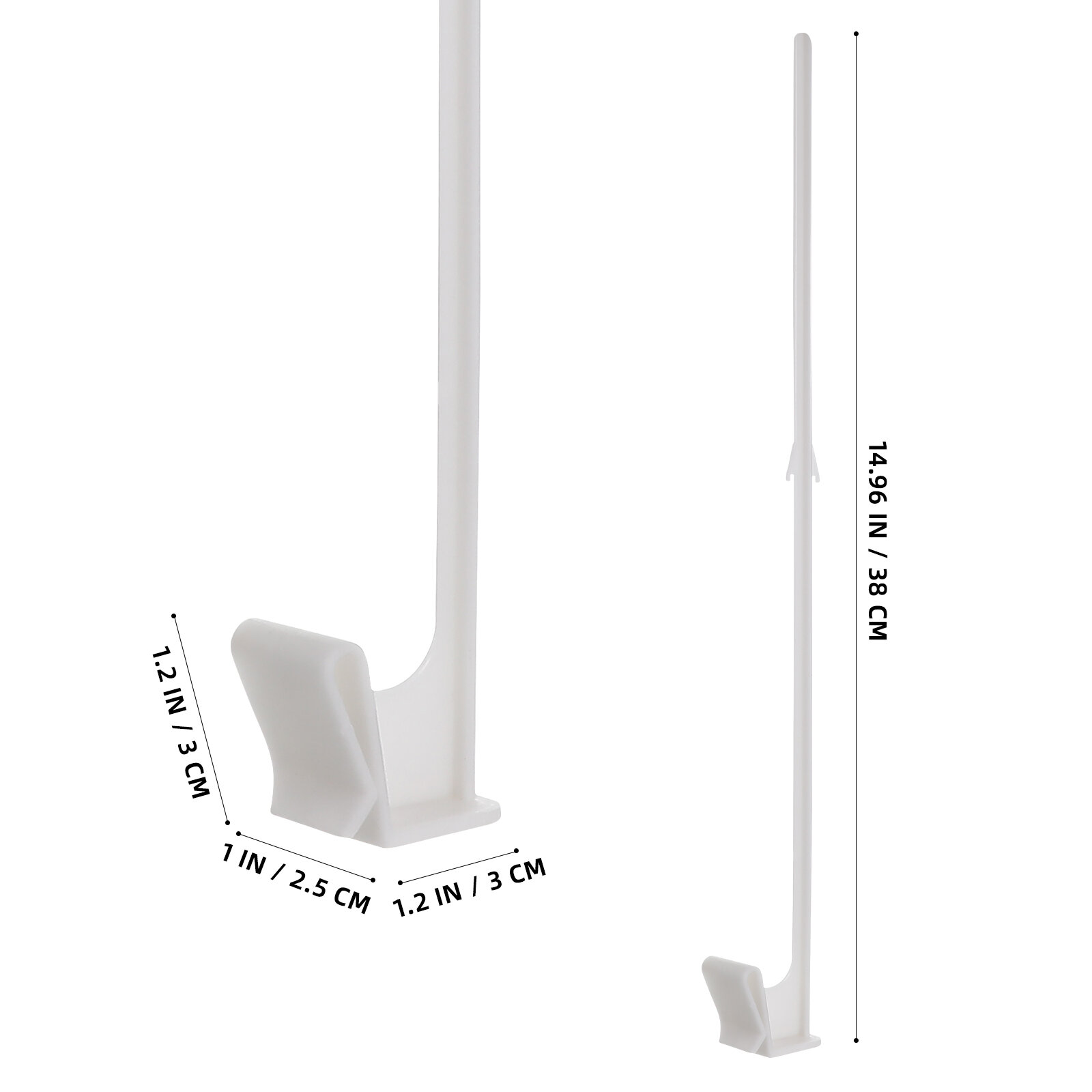 12 Штук Полезные Держатели Флагов На Окна Авто Размер 38.00X4.50X2.50Cm