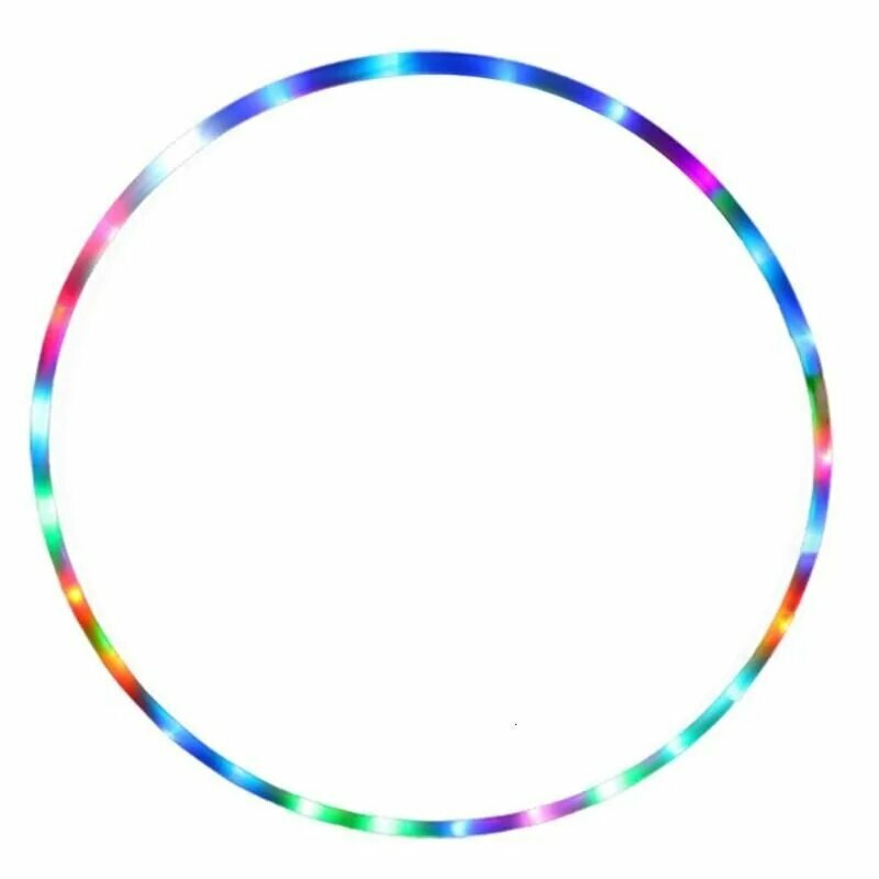 Светящийся фитнес-обруч с LED-подсветкой, - 14 диаметр лампы 60