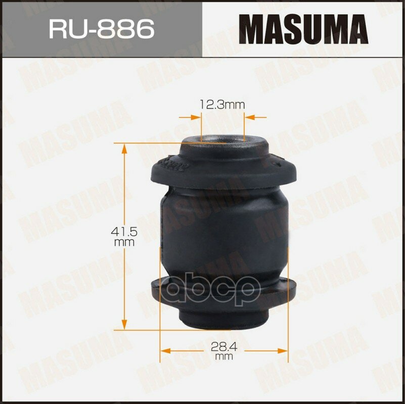 Сайлентблок задн. TOYOTA 4RUNNER 1995-2002, TOYOTA HILUX SURF 1995-2002, TOYOTA LAND CRUISER PRADO 1996-2002 Masuma арт. RU-886