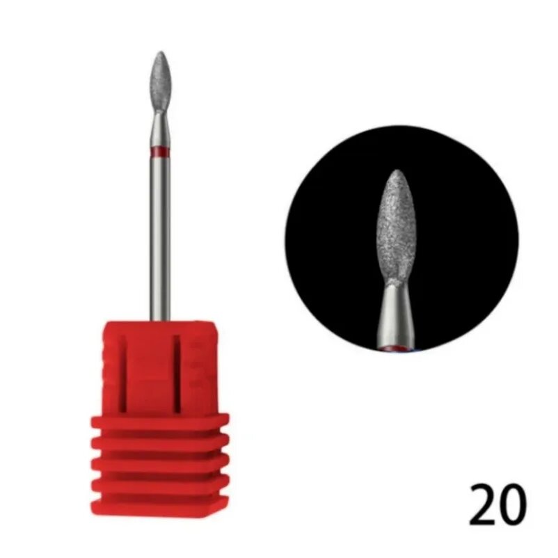 Алмазные фрезы для маникюра вольфрамовые 2,35 мм JGS-20-1pcs