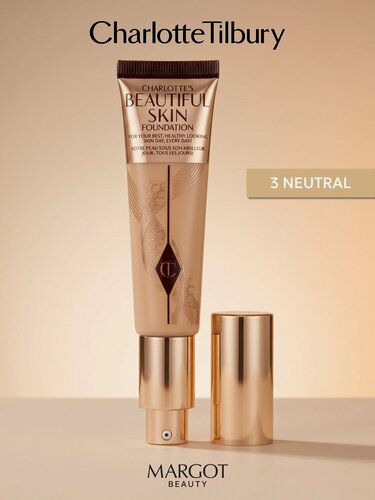 Изображение товара Тональный крем Charlotte Tilbury BEAUTIFUL SKIN FOUNDATION | 3 Neutral | 30 мл | оригинал