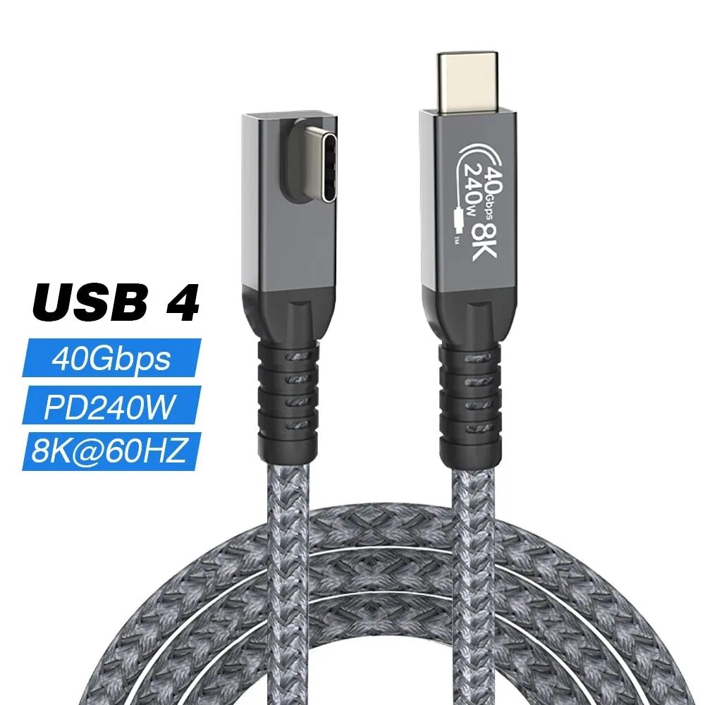 UGOURD Кабель для мобильных устройств USB Type-C/USB Type-C, 0.5 м, темно-серый