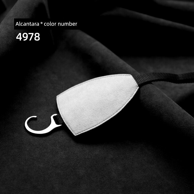 Alcantara автомобильный крючок-органайзер для панели, 1 шт, светло-серый цвет, скрытая установка