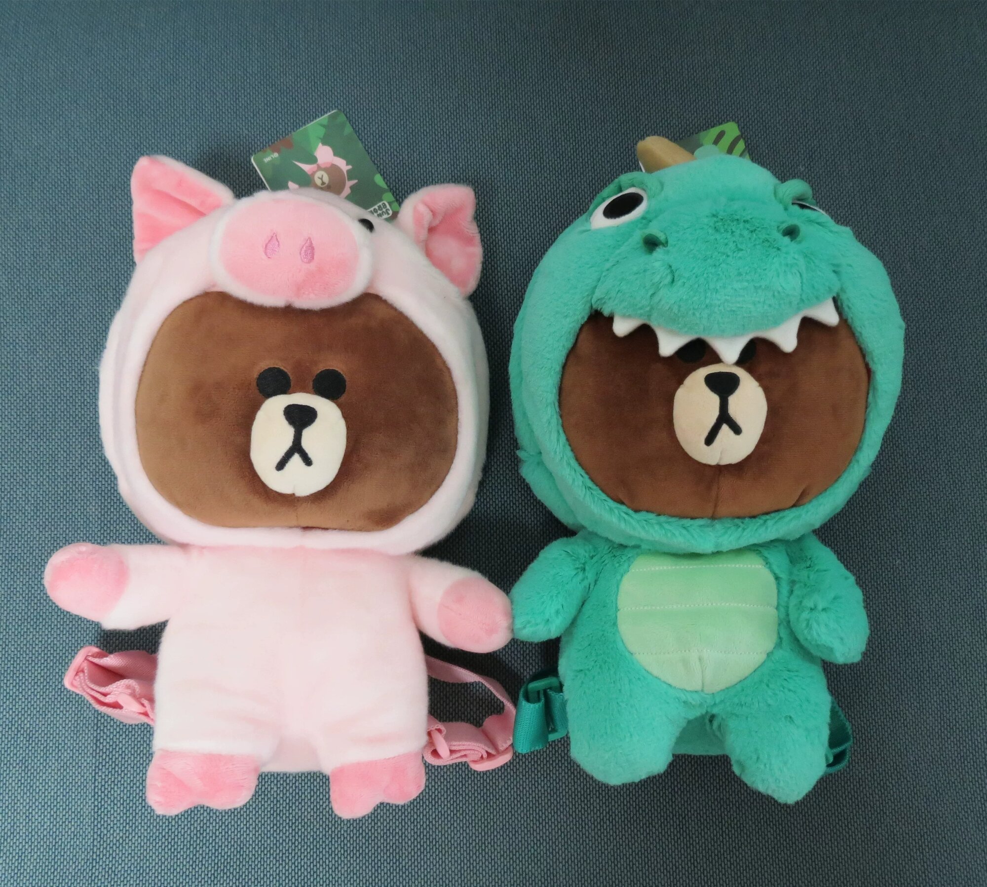 Серия Джунгли Плюшевый Рюкзак Одиночный - Официальный мерчандайз LINE Friends