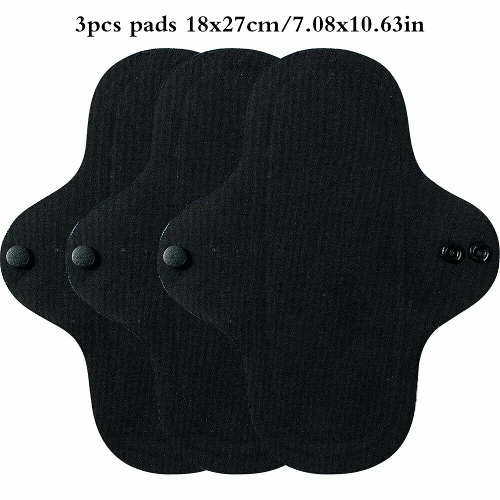Три пары хлопковых гигиенических прокладок для женщин 3pcs Cotton Pads