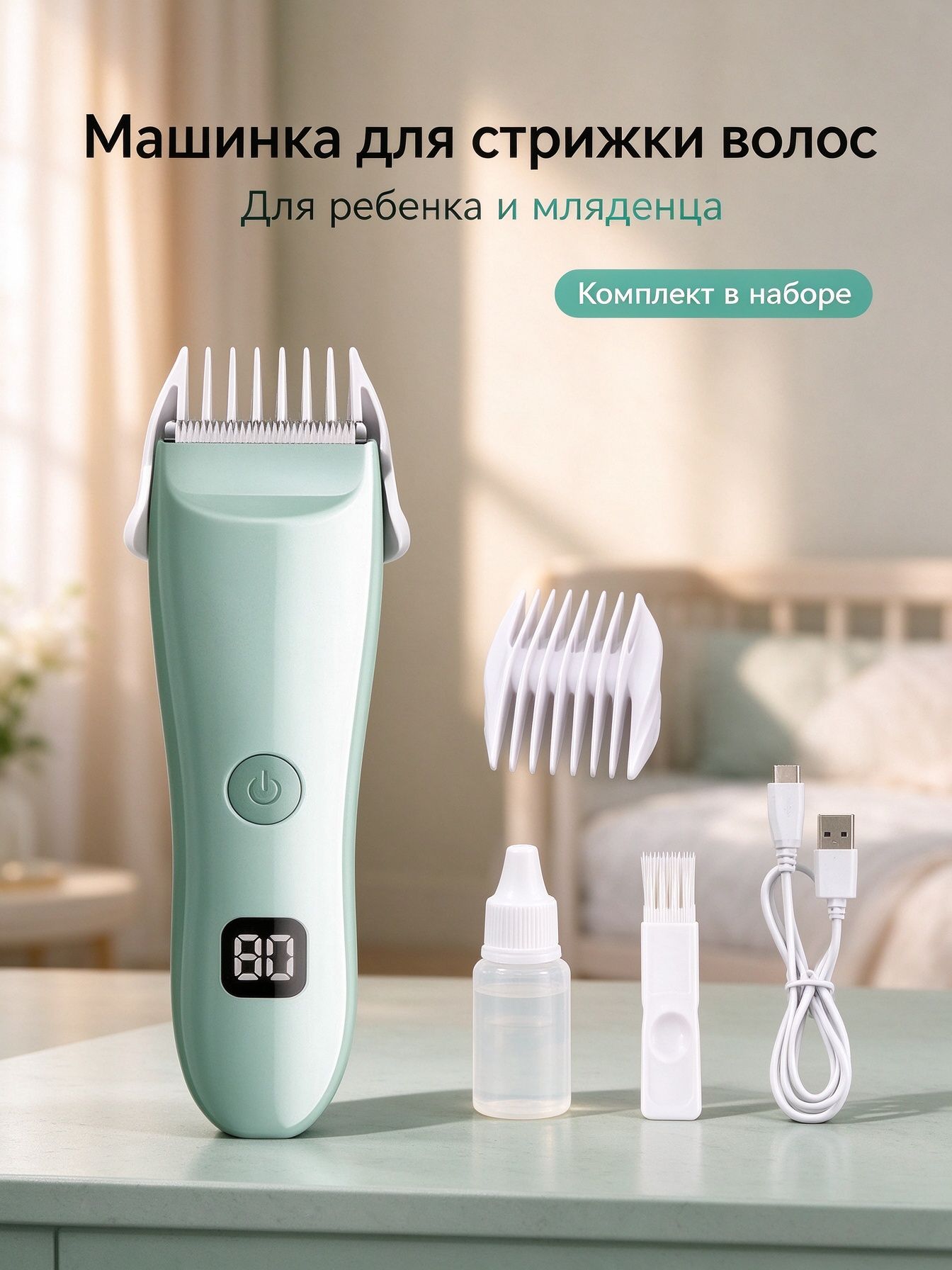 Машинка для стрижки волос детская