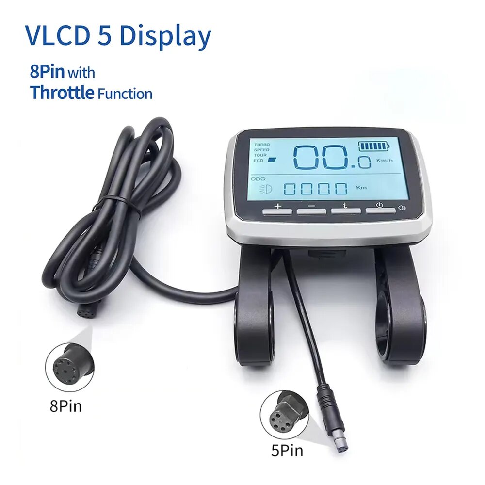 8-контактный VLCD5 дисплей для среднемоторного двигателя Tongsheng TSDZ2 TSDZ8
