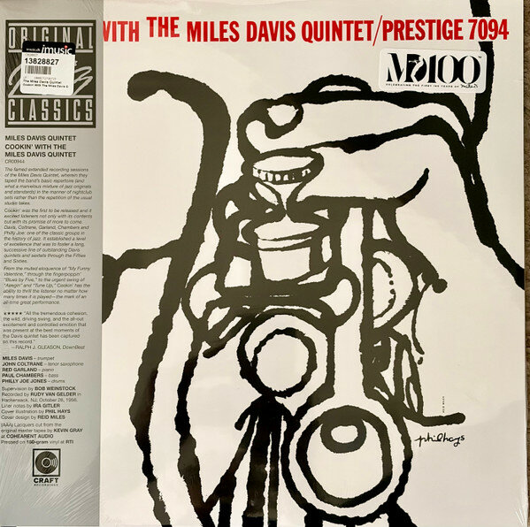 The Miles Davis Quintet - Cookin' With The Miles Davis Quintet - USA, Craft - новая виниловая пластинка