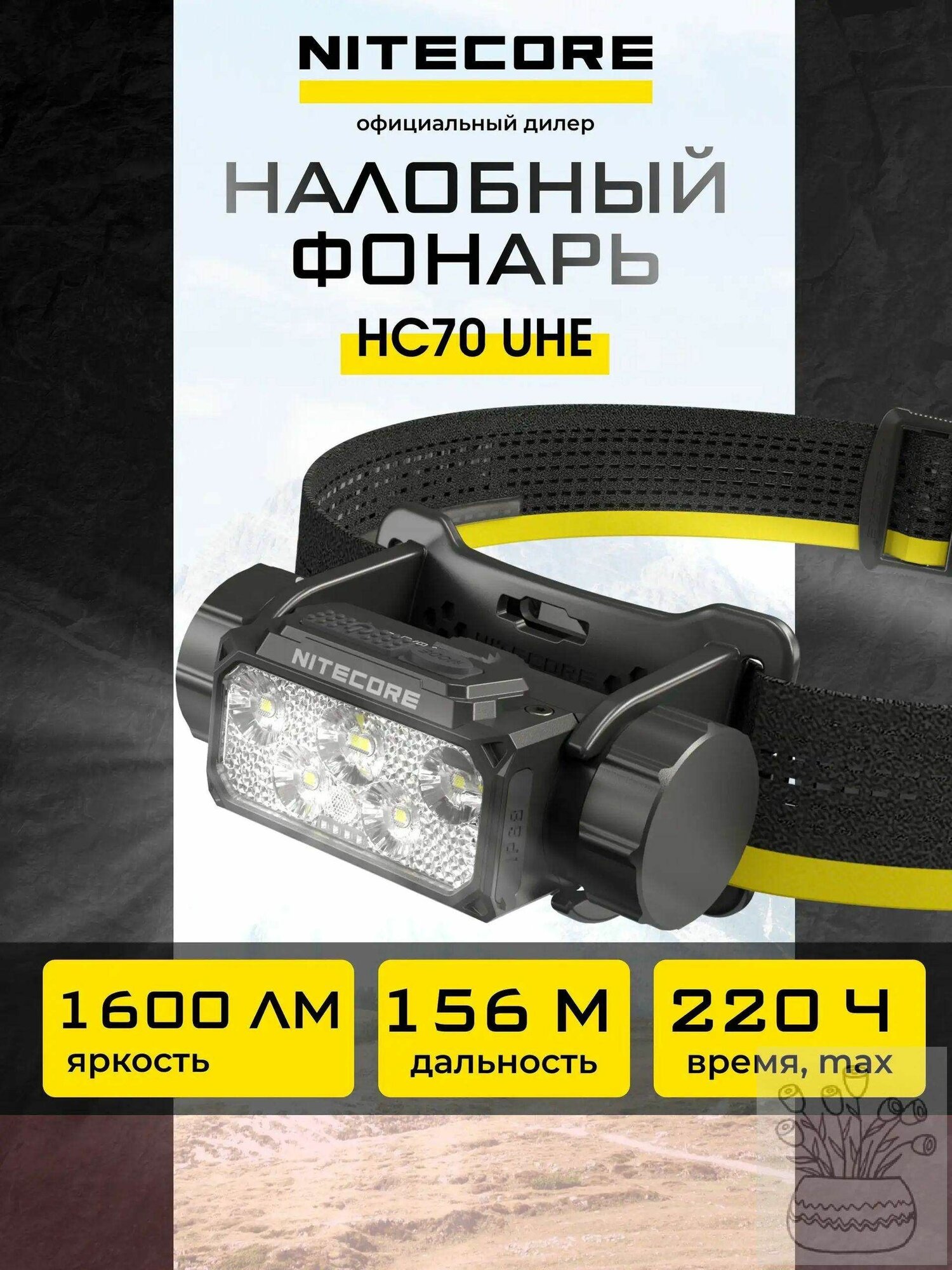 NITECORE Налобный фонарь