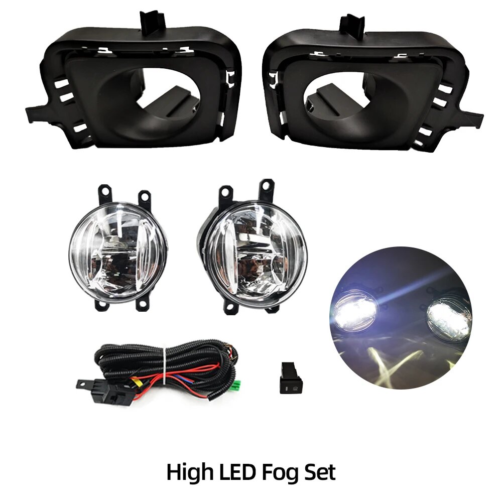 Автомобильный светодиодный противотуманный фонарь для Toyota Prius C Aqua 2012 2013 High LED Fog Set