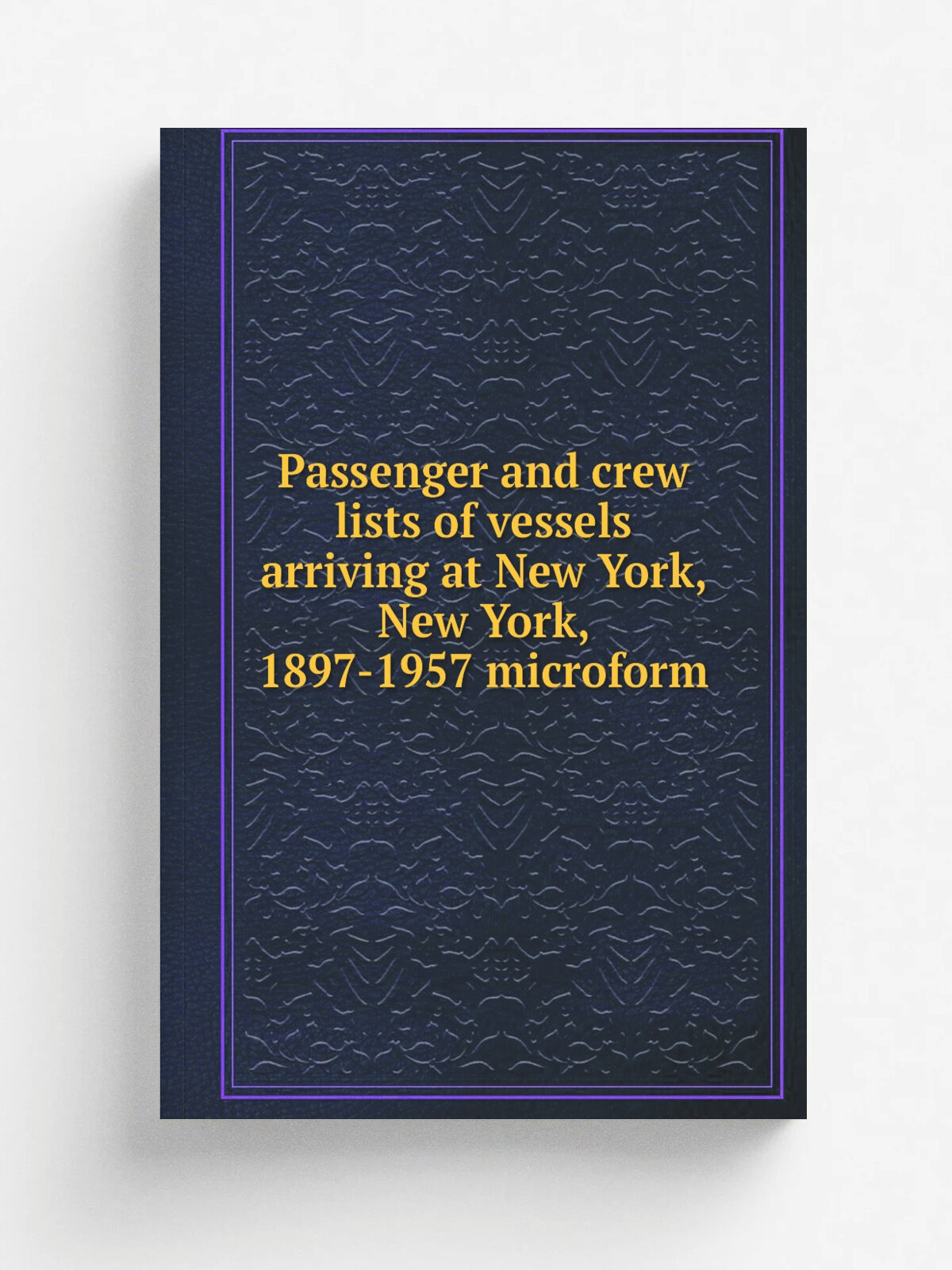 Passenger and crew lists of vessels arriving at New York, New York, 1897-1957 microform | 1941 | . Washington, D.C. : National Archives and Records Se…