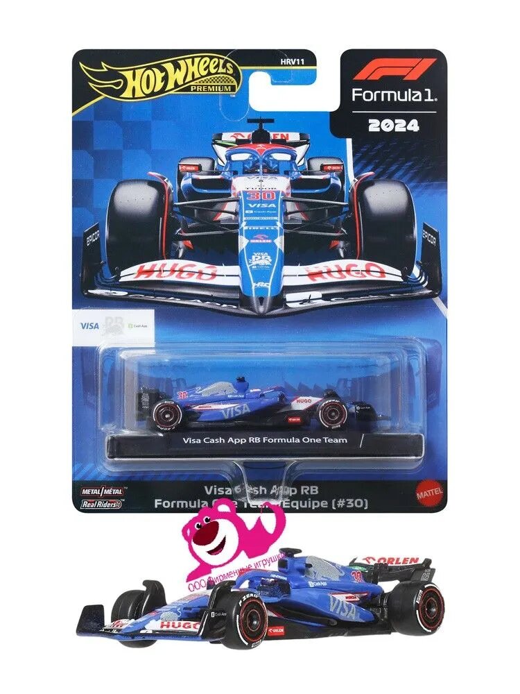 Машинка Mattel Hot Wheels Collectors F1 Series: Visa Cash App RB Formula One Team (#30)