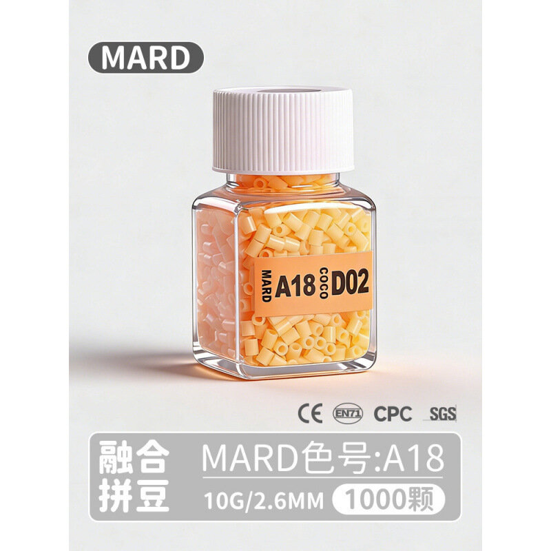 Заполняющая бутылка с бусинами MARD 1000 шт 2.6 мм для ди-и вышивки крестиком и рукоделия цвет A18