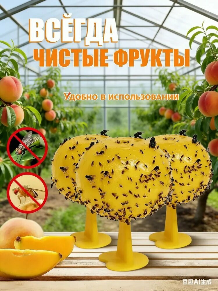 Эффективная ловушка для мух, безопасная для животных, простая в эксплуатации, долговечная конструкция, подходит для любых помещений