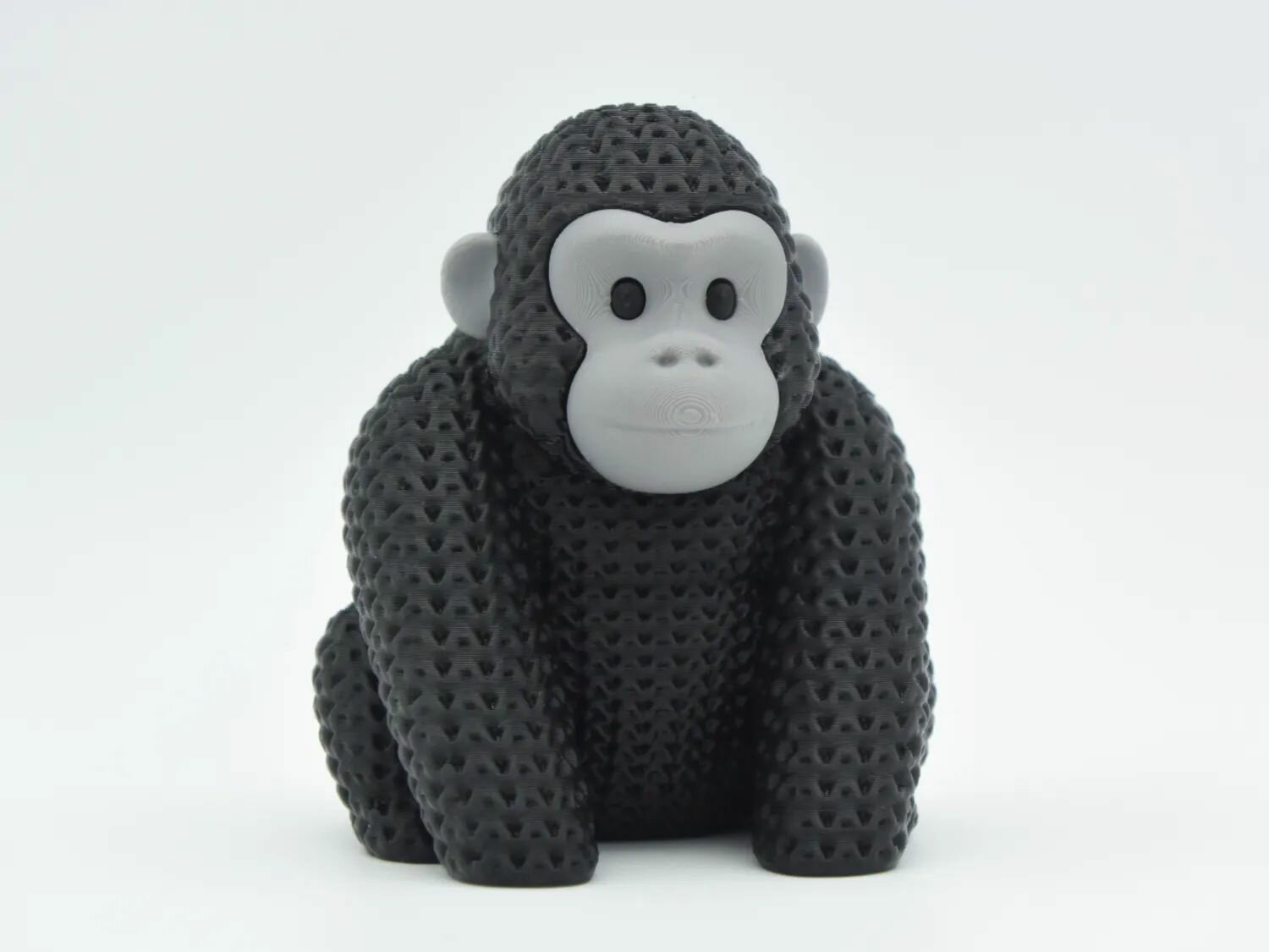 Горилла вязаная амигуруми мягкая игрушка декор