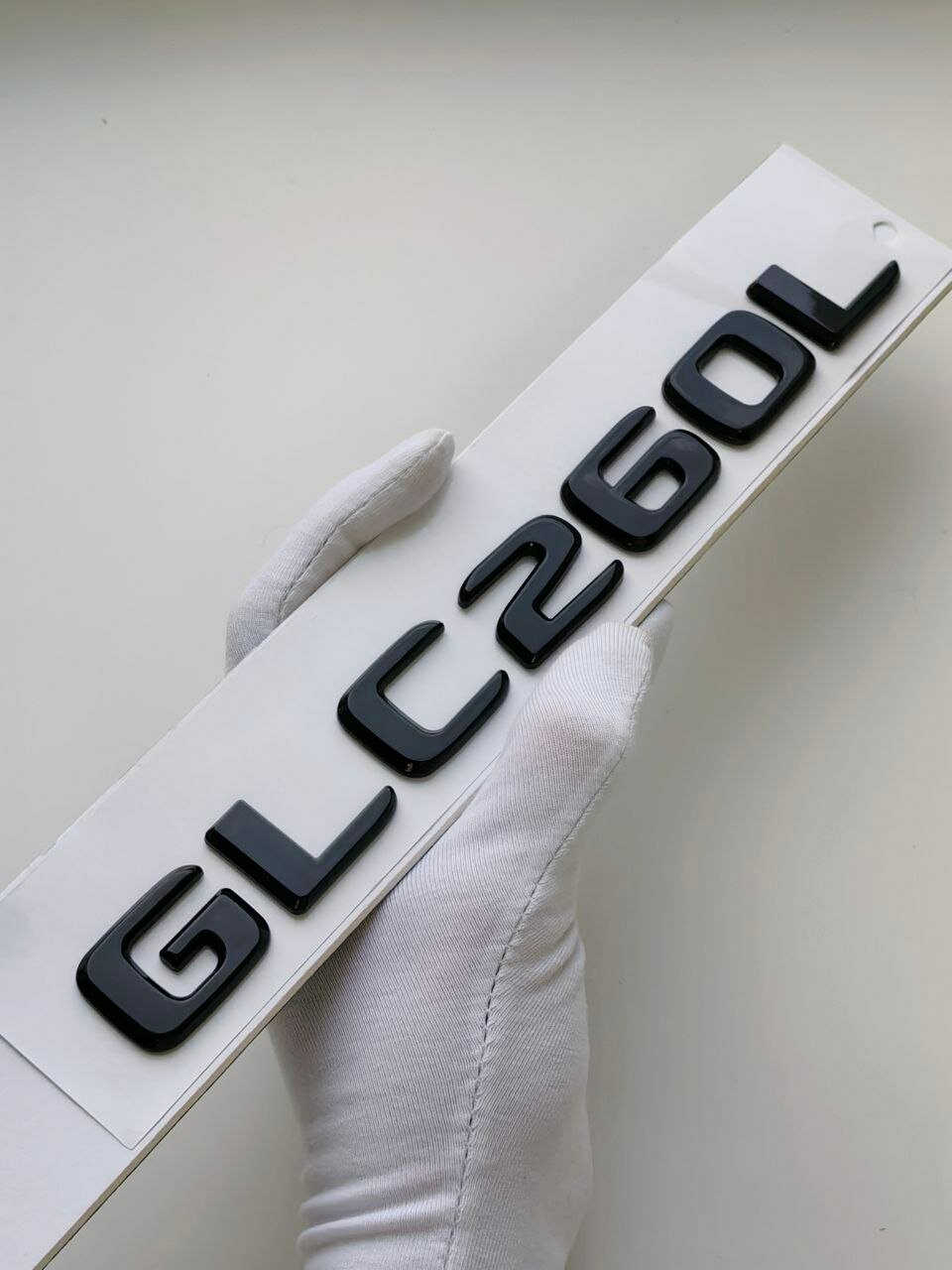 Надпись GLC260L 230*24 мм, эмблема Mercedes, шильдик Мерседес