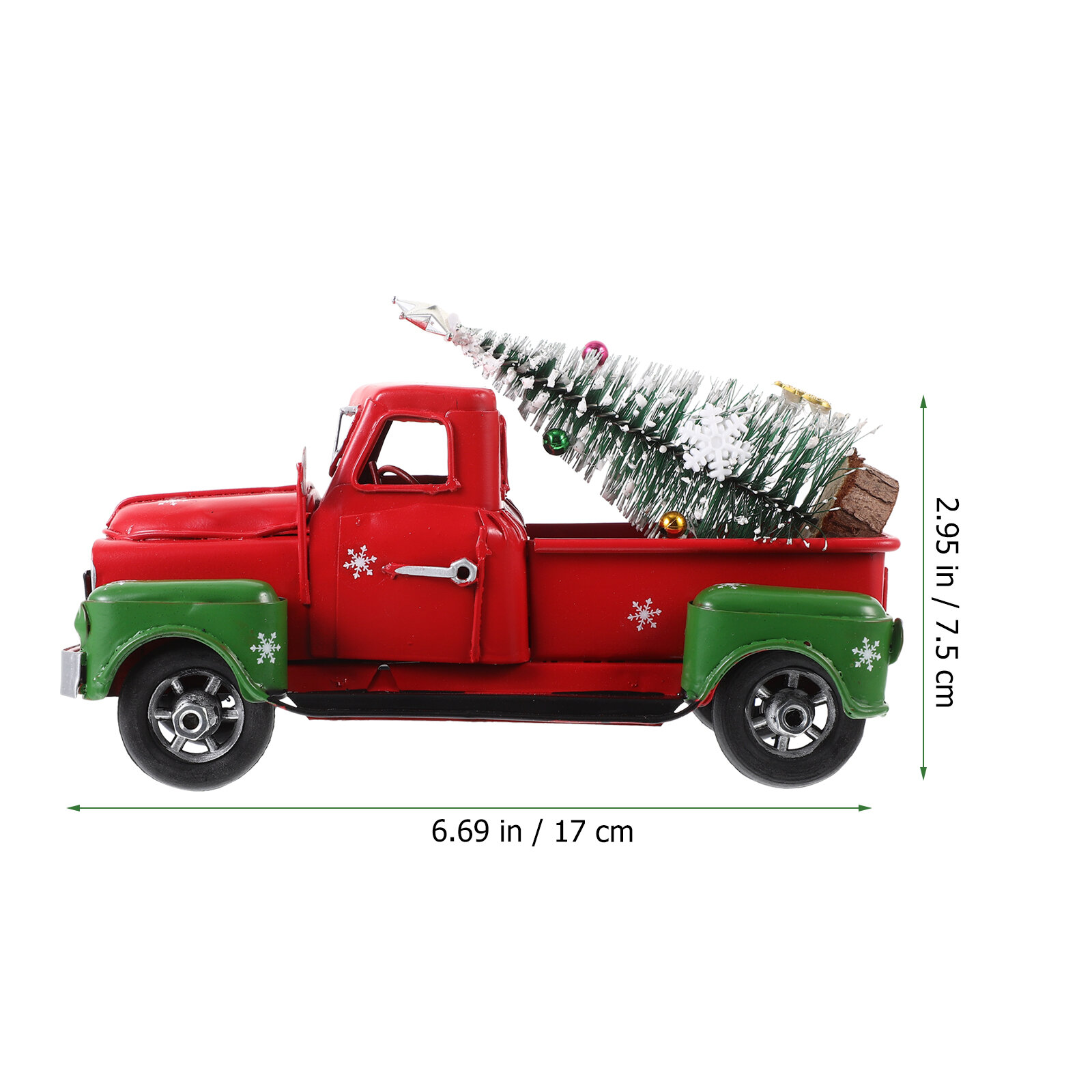 Новогоднее Украшение В Forme Автомобиля Из Прочного Материала Красный 17X9X7.5CM