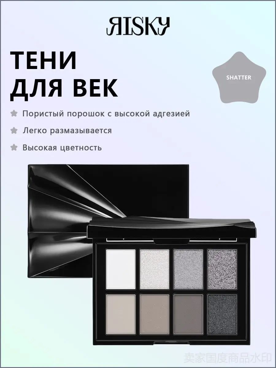 Палитра теней для век RISKY - SHATTER