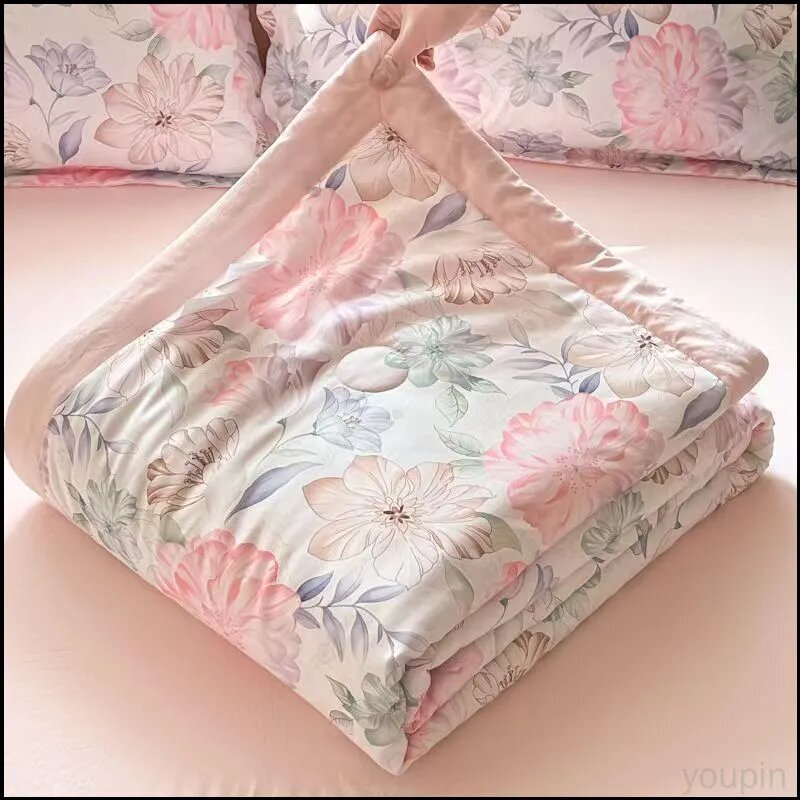 MUJI Одеяло Евро 200x230 см, Всесезонное, с наполнителем ватин, комплект из 1 шт