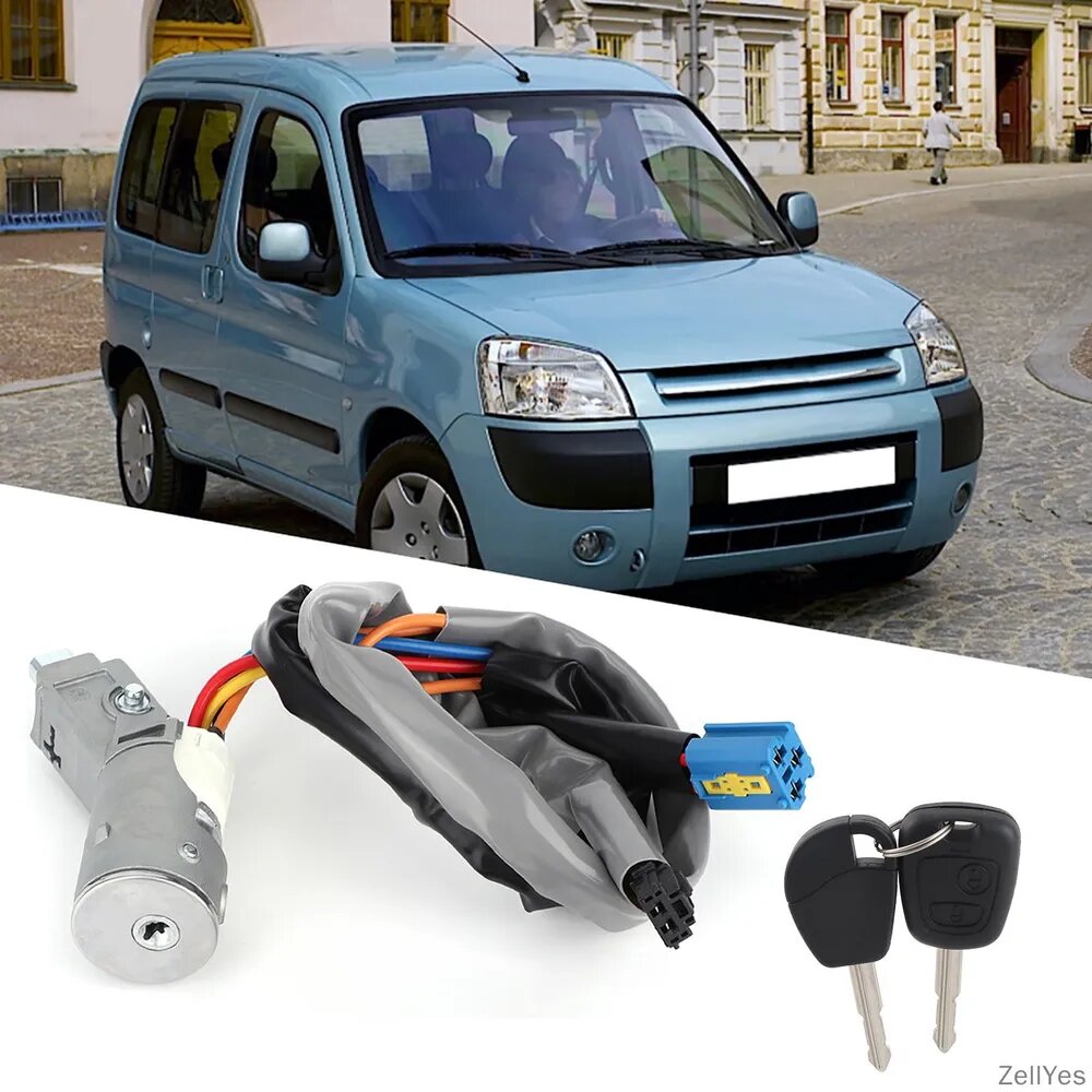 Cankypu Замок зажигания для Citroen Berlingo/Peugeot Partner, арт. 4162. CF