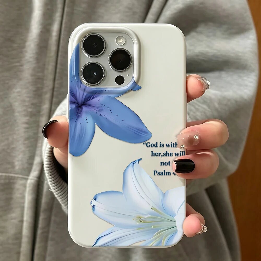Чехол Blue Lily Anti Drop для iPhone 13 Pro Max, 14 Air, 15 Plus, Белый, White, For iphone 17 ProMax