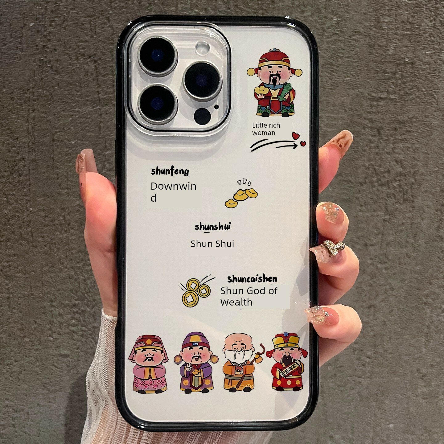 Чехол защитный для iPhone 16 Pro, без магнитной системы, ударопрочный, из высококачественного материала, подходит для