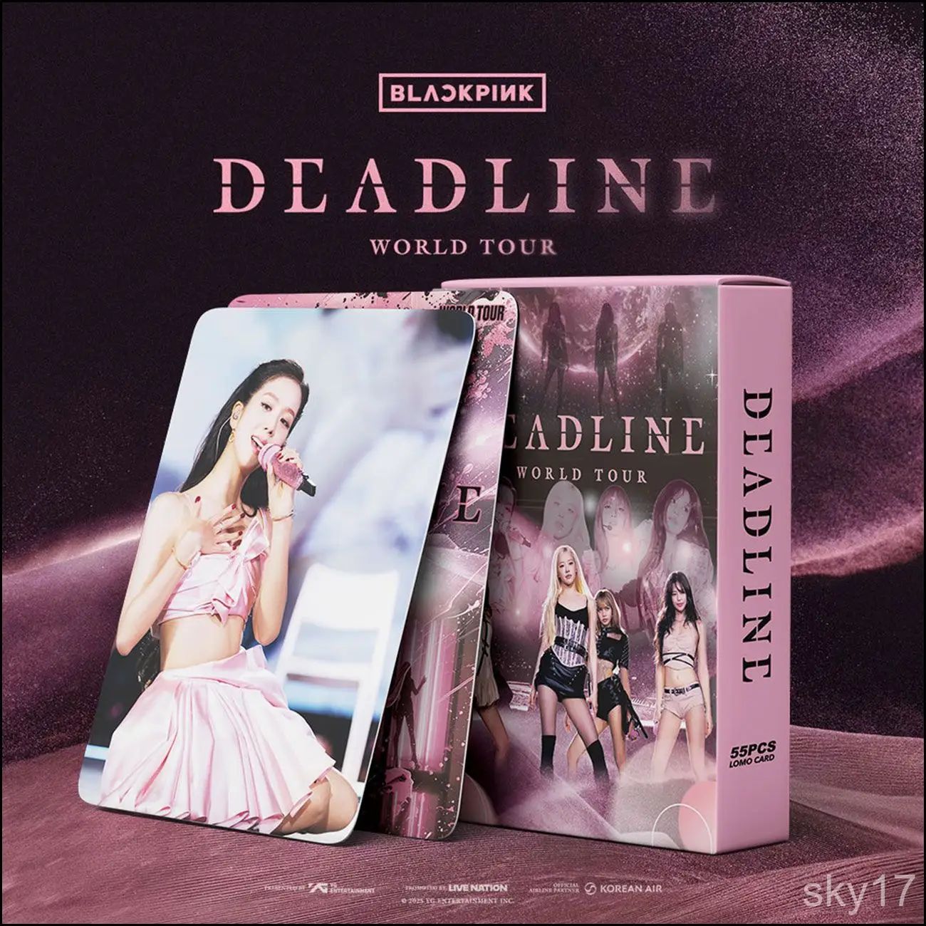 Мини-фотокарточки VOFIRROB LOMO BlackPink 2025 WorldTour DeadLine, 55 шт, коллекционные карточки для фанатов K-POP BLIN
