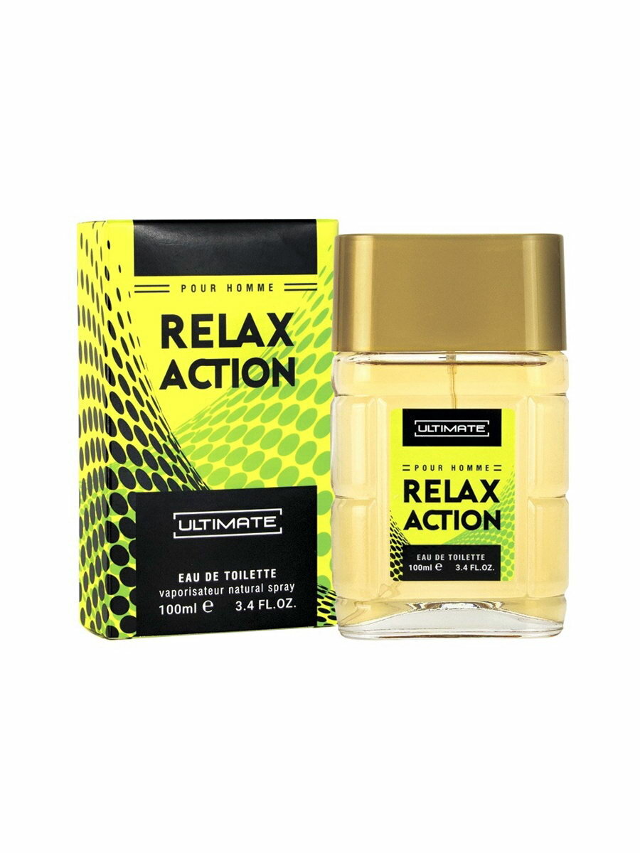 Туалетная вода мужская ULTIMATE Relax Action, 100 мл, маркировка: честный знак