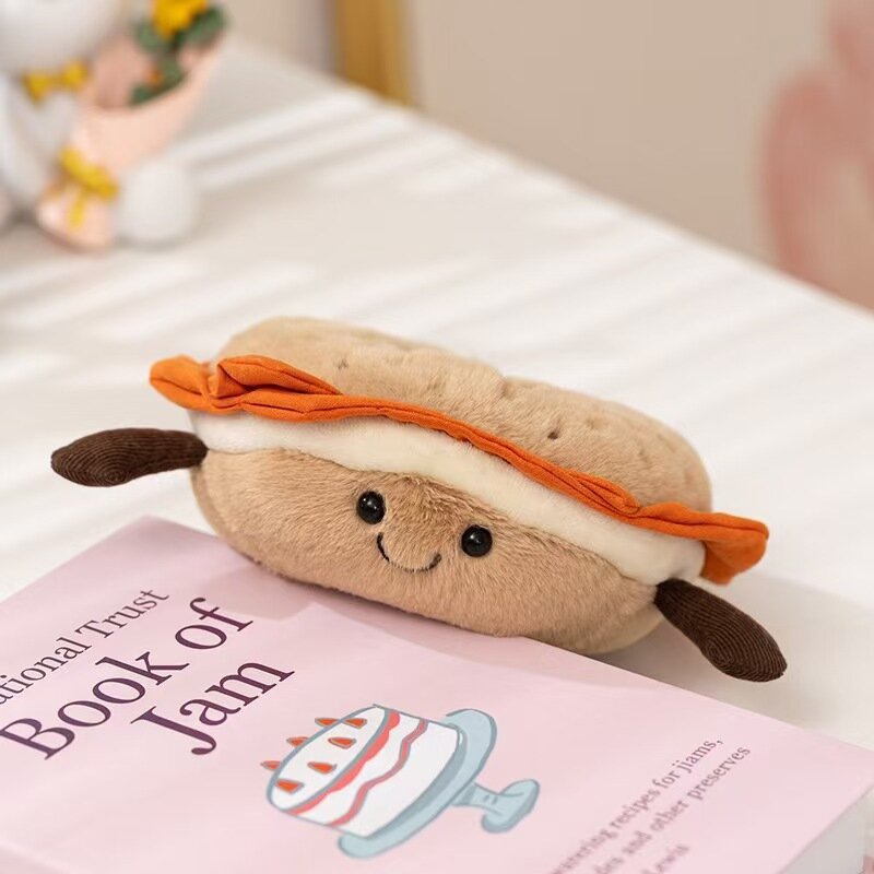 Оригинальная кукла-медведь Барселона Jellycat с тремя этикетками, полная кукла, кукла-пингвин с арахисом, мягкая