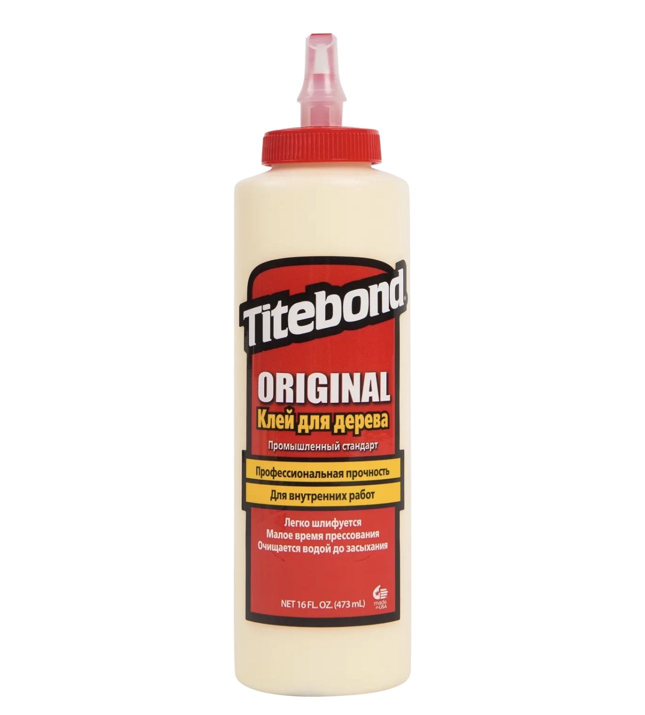 Клей столярный Titebond Original Wood Glue цвет кремовый 473 мл