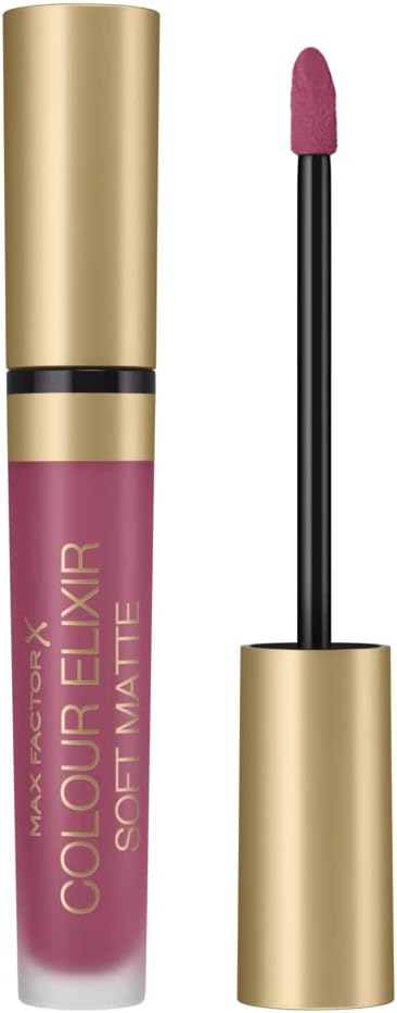 Max Factor Colour Elixir Soft Matte 020 Blushing Peony Матовая жидкая губная помада 4 мл