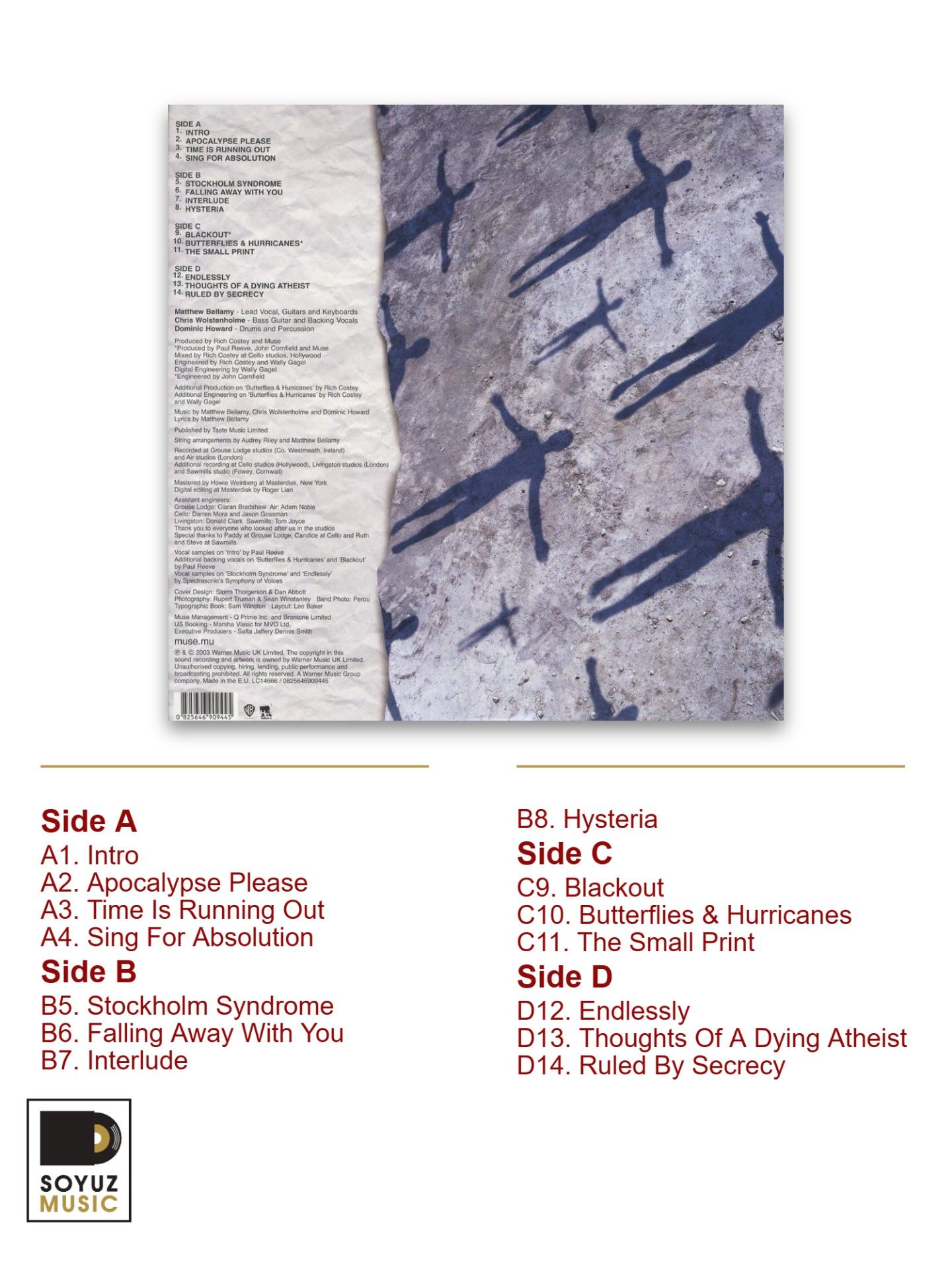 Muse. Absolution (2LP Black/Винил) — фото 1