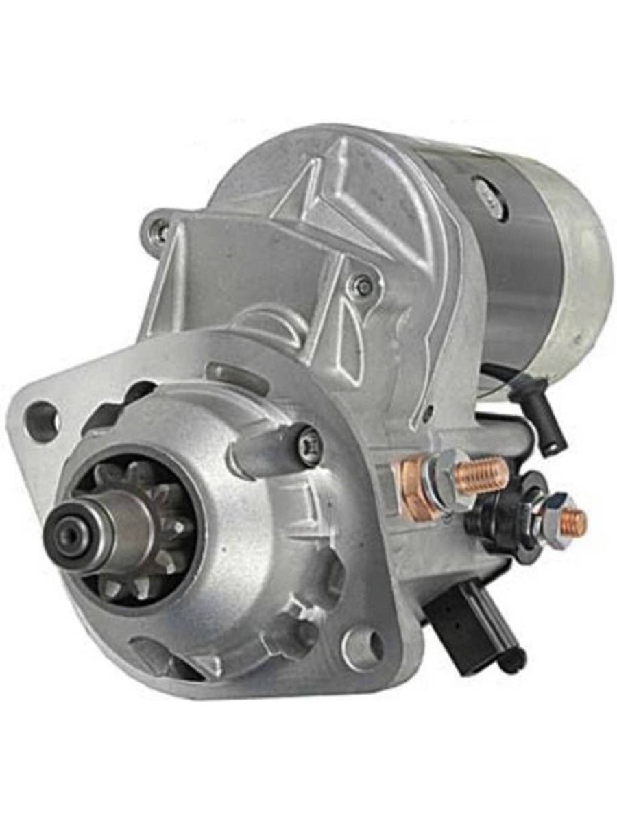 Стартер для погрузчика-экскаватора Komatsu WB142-5, WB146-5, WB156-5, 12V, 2.7kW, 10 зубьев, OSGR, MarineParts