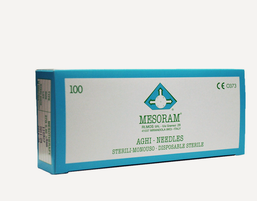 Изображение товара Иглы для мезотерапии 27G 0,4 х 4 мм (10 шт.), Mesoram (710301)