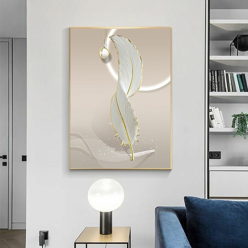 Картина "перья" 50x60 см