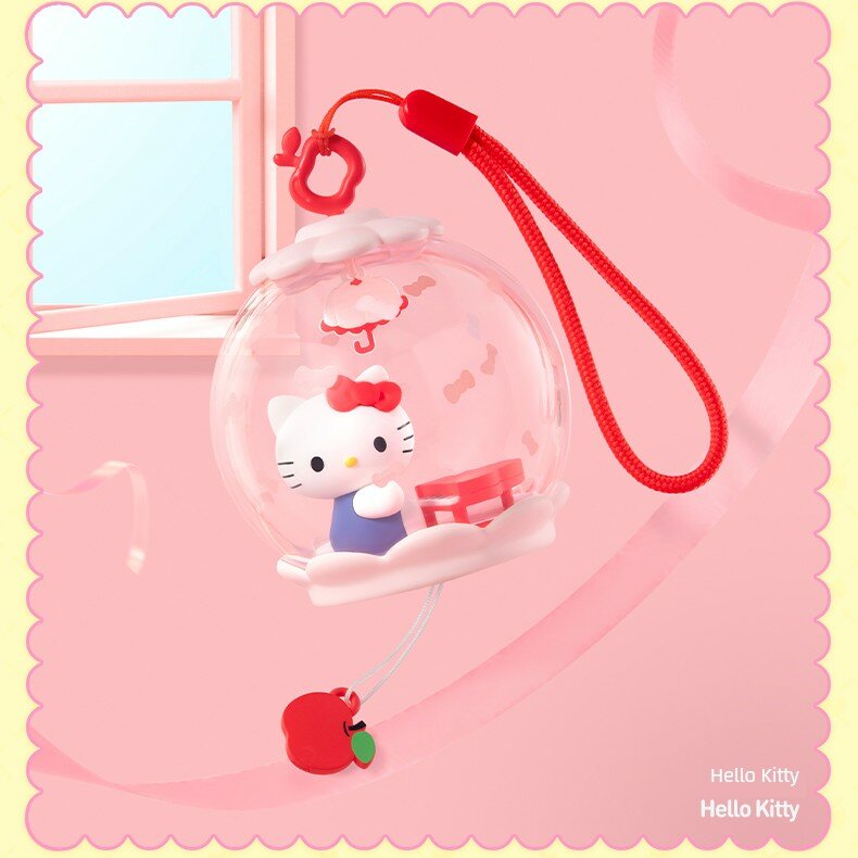 Фигурка в боксе POPMART Sanrio Sweet Dreams Bubble House, коллекционная игрушка, подарок Хелло Китти