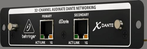 Изображение товара Плата расширения BEHRINGER X-DANTE, двунаправленный аудио-интерфейс, Dante IP, 32 канала