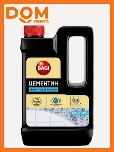 Изображение товара Средство для удаления цементной пыли Bagi Цементин 0,5 л