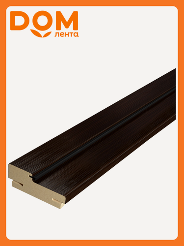 Изображение товара Коробка экошпон 74х28 мм венге, телескопическая, покрытие ПВХ