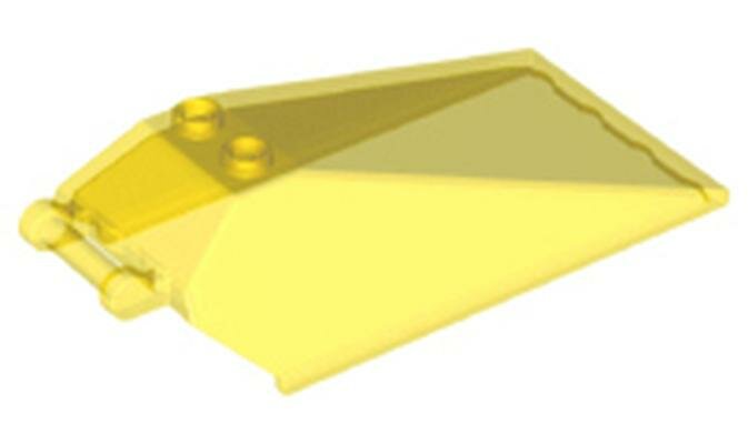 Деталь Lego 21849 Windscreen 8 x 4 x 2 with 2 Studs and Bar Handle